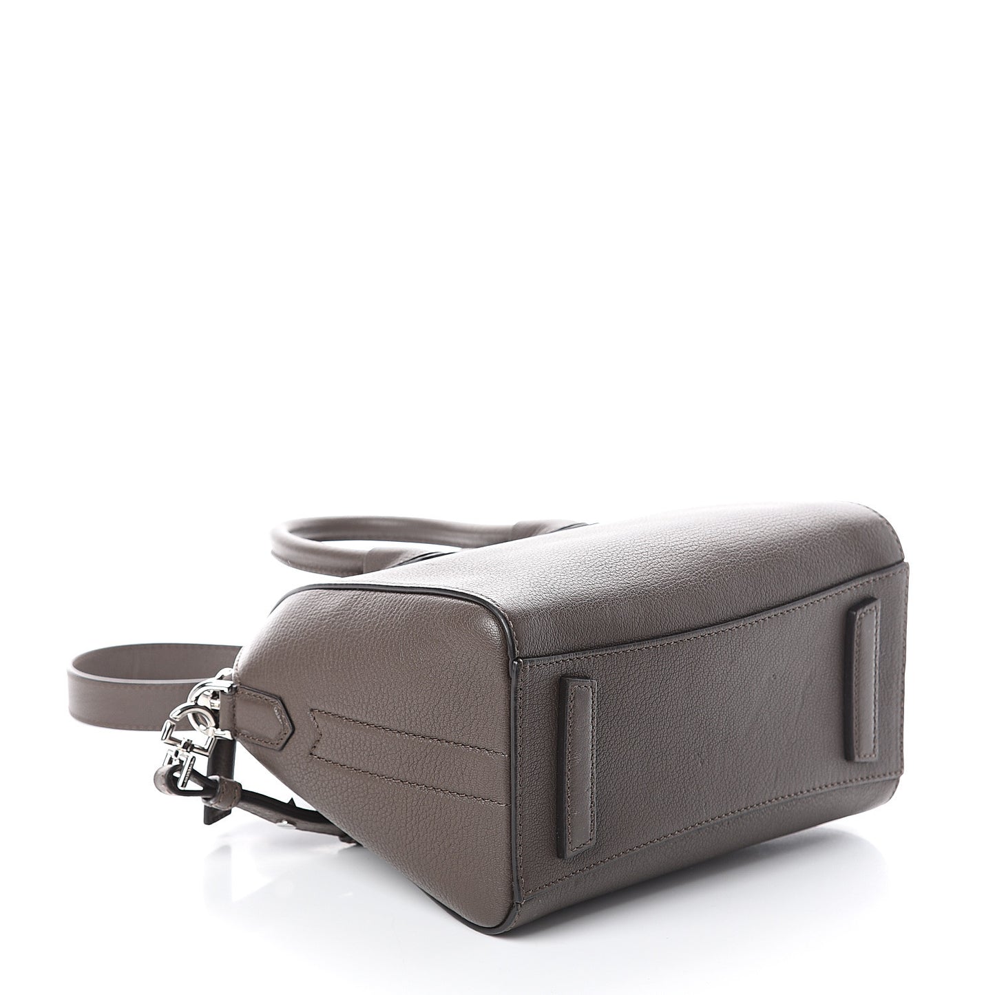 Sugar Goatskin Mini Antigona Heather Grey