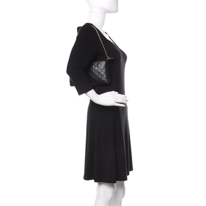 Gucci Guccissima Signature Wrist Wallet Black 2 of 8