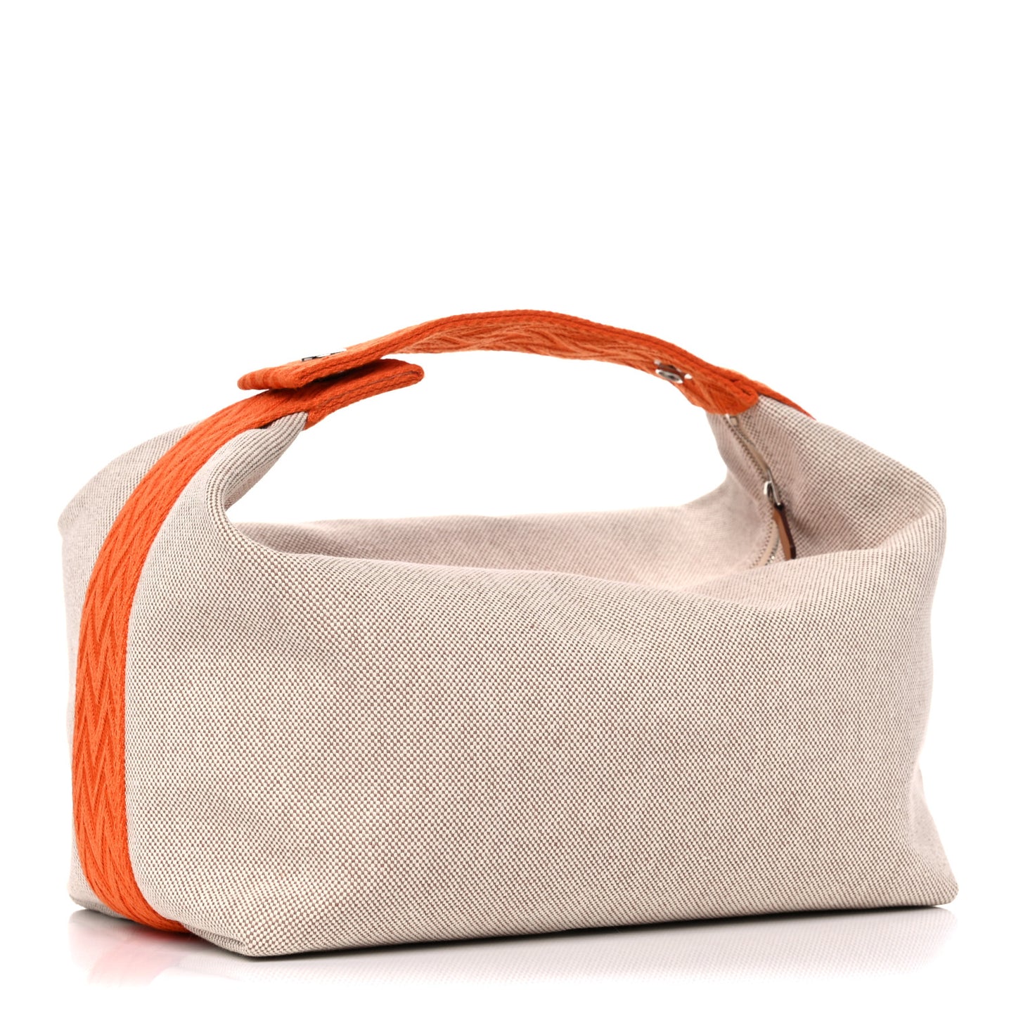 Canvas Large Bride-A-Brac Pouch Natural Orange