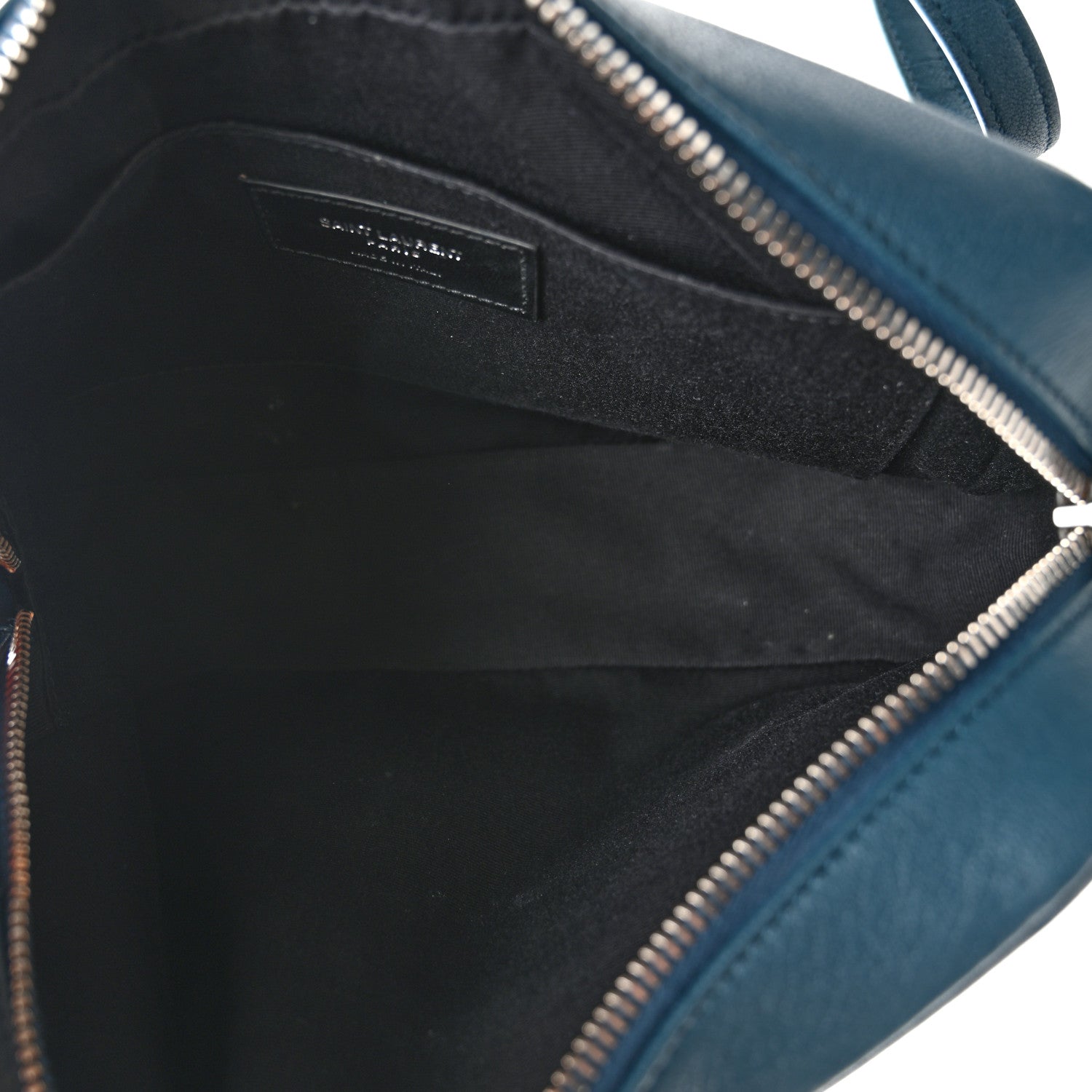 Saint Laurent Lambskin Monogram Small Lou Camera Bag Peacock 5 of 10