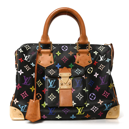 Louis Vuitton Monogram Multicolor Speedy 30 Black 1 of 9
