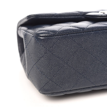 Chanel Caviar Quilted Mini Rectangular Flap Navy 10 of 11