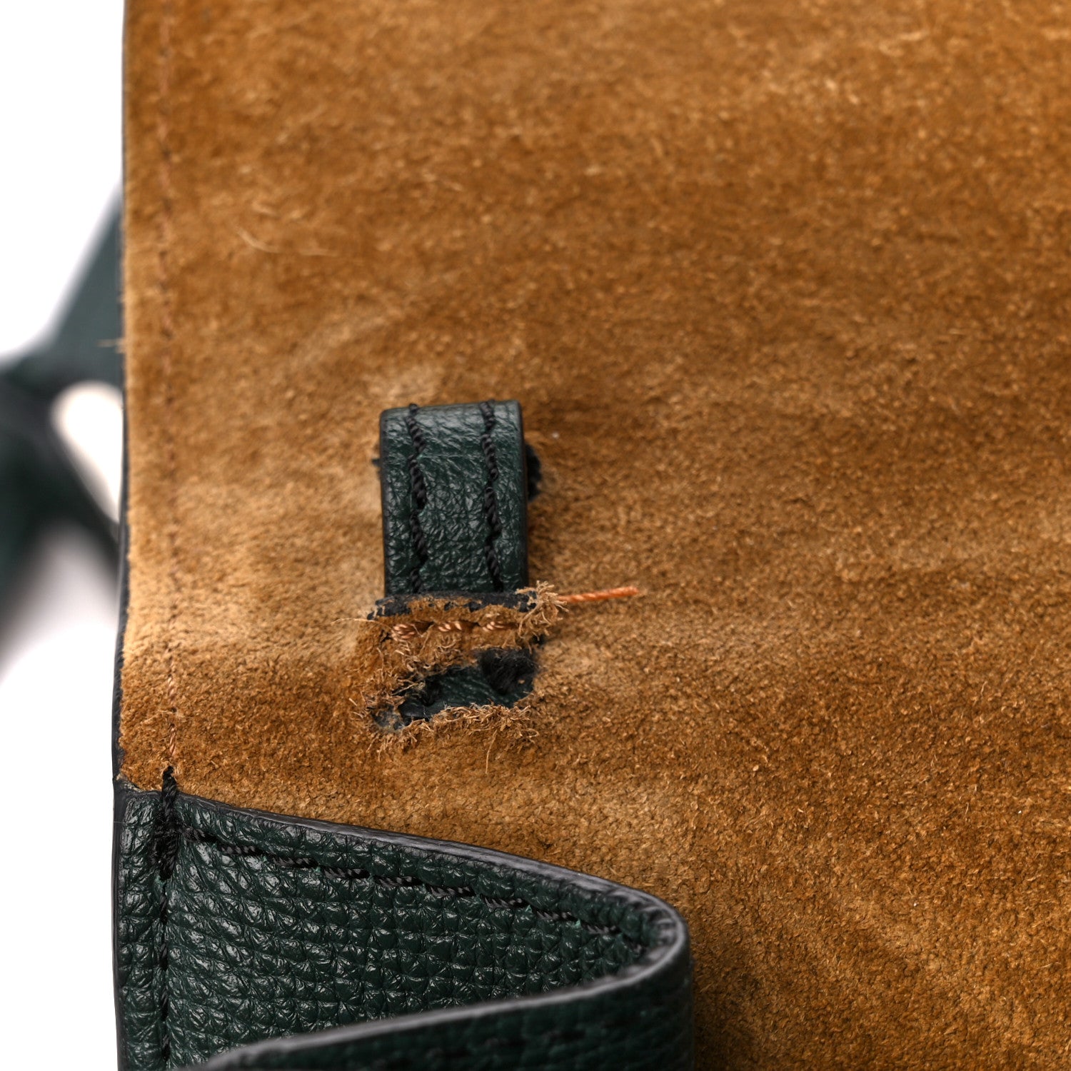 Burberry Derby Calfskin House Check Small Macken Crossbody Bag Dark Bottle Green 13 of 16
