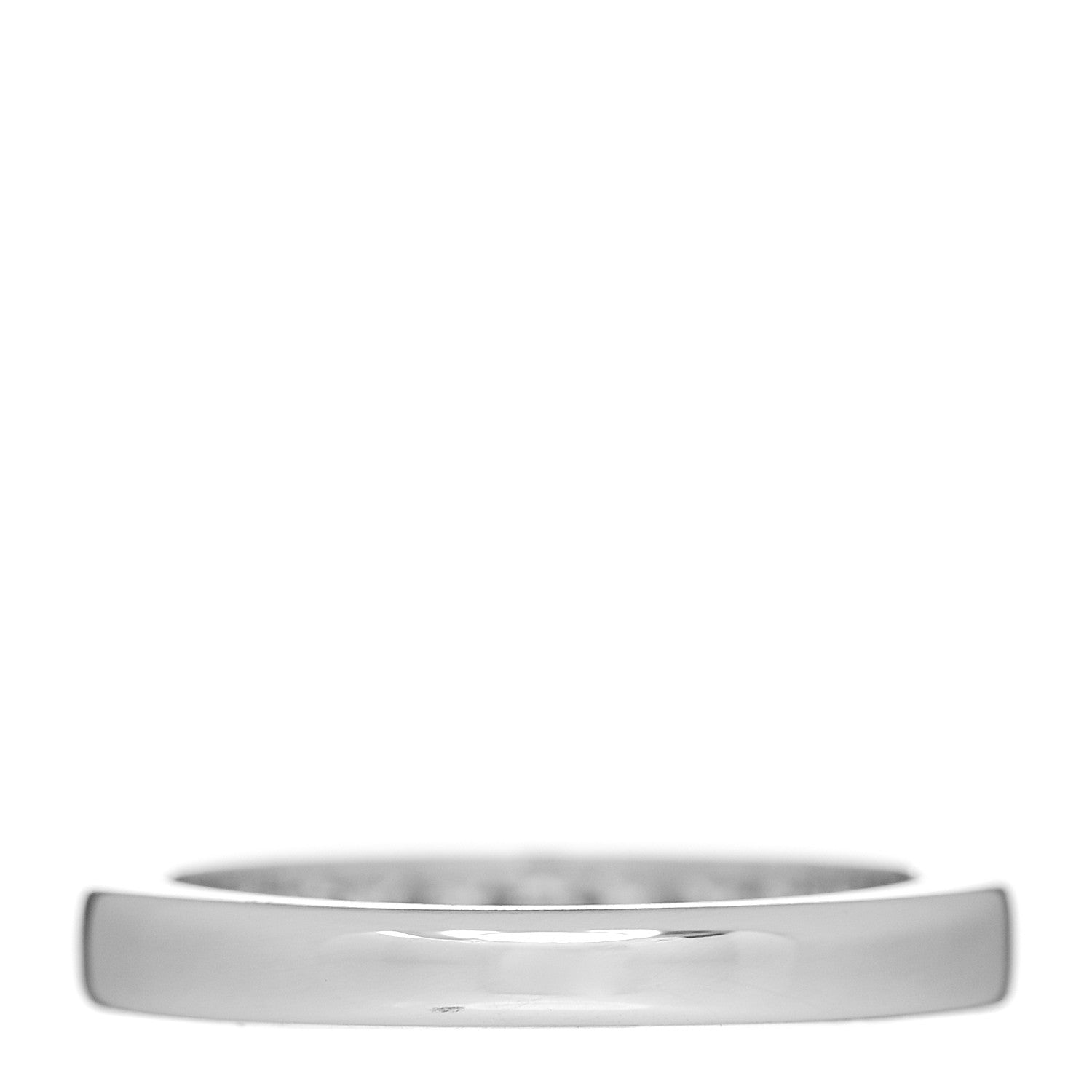 Tiffany Platinum Diamond 3mm Half Circle Wedding Band Ring 50 5.5 3 of 6