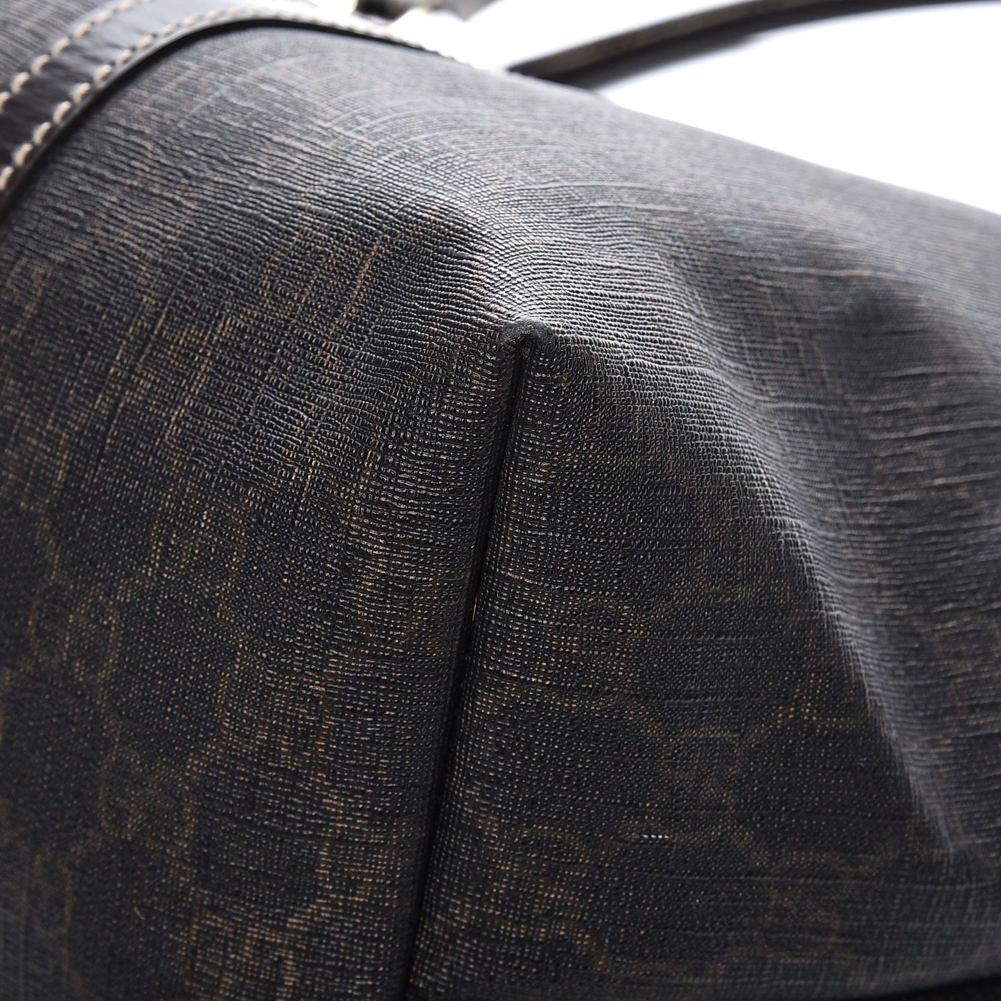 GG Plus Monogram Large Joy Tote Dark Brown