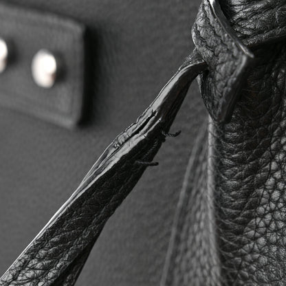 Saint Laurent Grained Calfskin Large Thin Sac De Jour Black 14 of 18