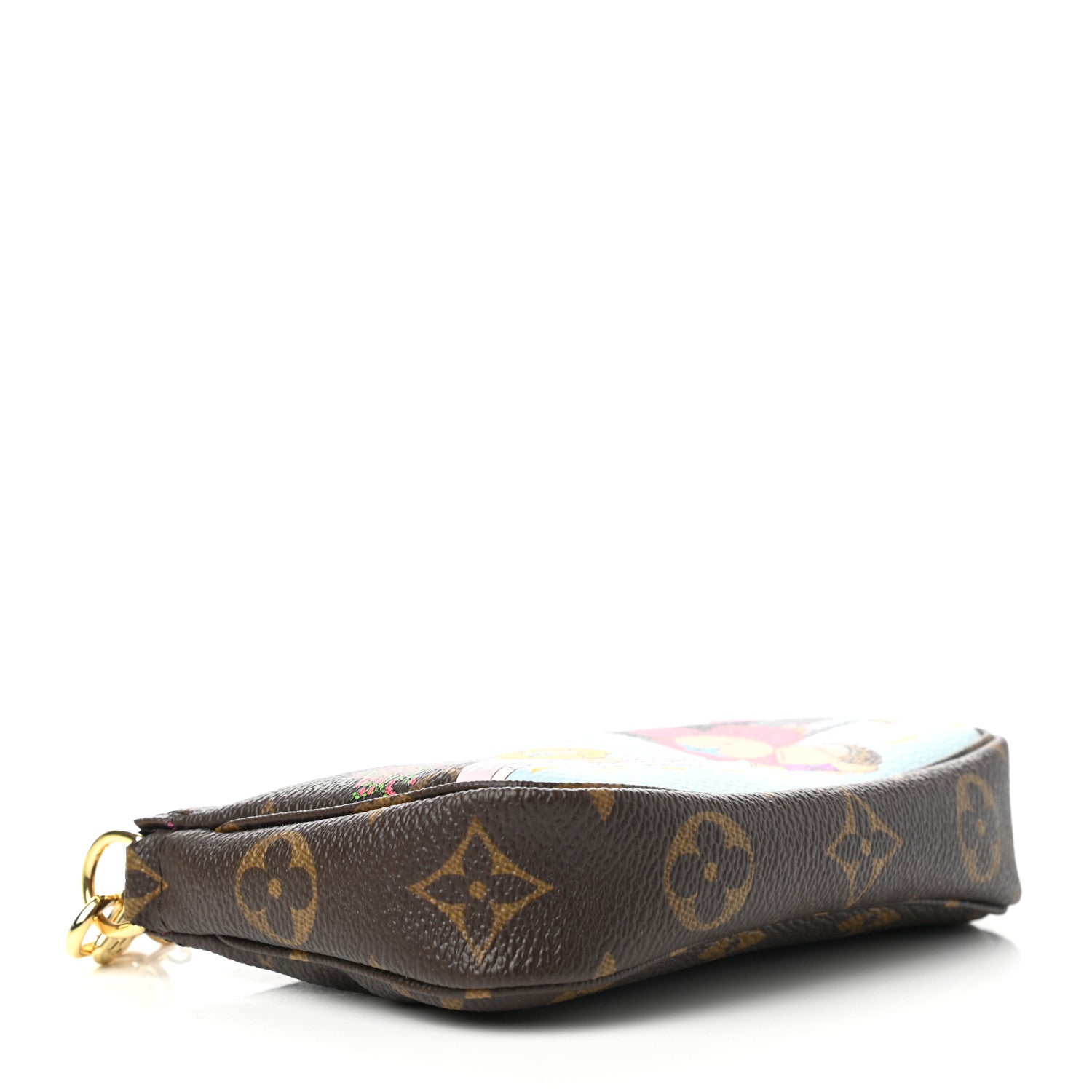 Louis Vuitton Monogram 2022 Christmas Animation Seoul Mini Pochette Accessories Fuchsia 3 of 6