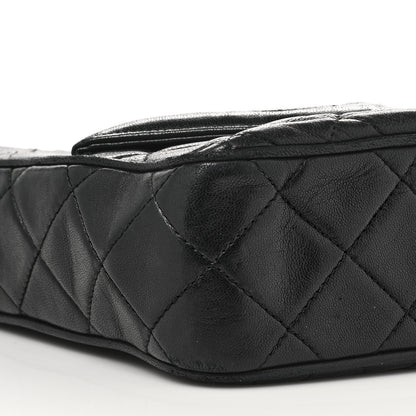 Chanel Lambskin Quilted CC Tassel Camera Case Black 10 of 14