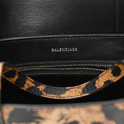 Balenciaga Calfskin Printed Leopard XXS Everyday Tote Beige White 5 of 8