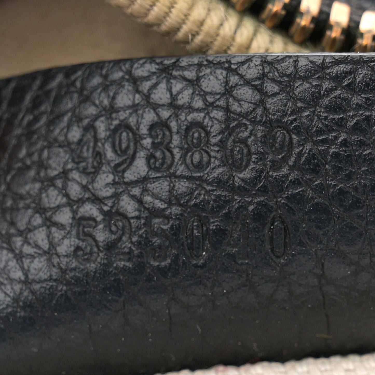 Grained Calfskin Coco Capitan Logo Belt Bag Black