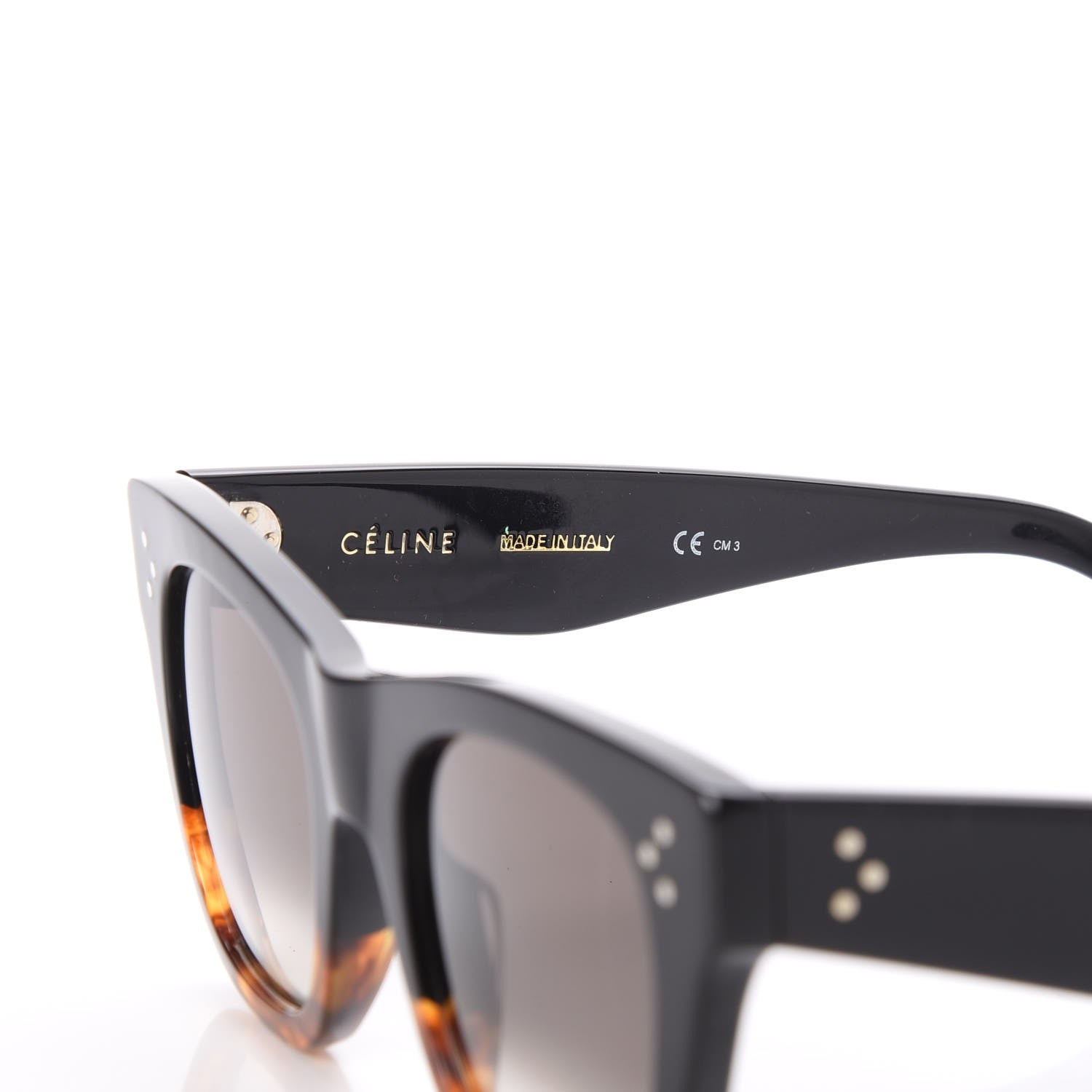 Celine Acetate Catherine Sunglasses CL41089/S Black Havana 5 of 8