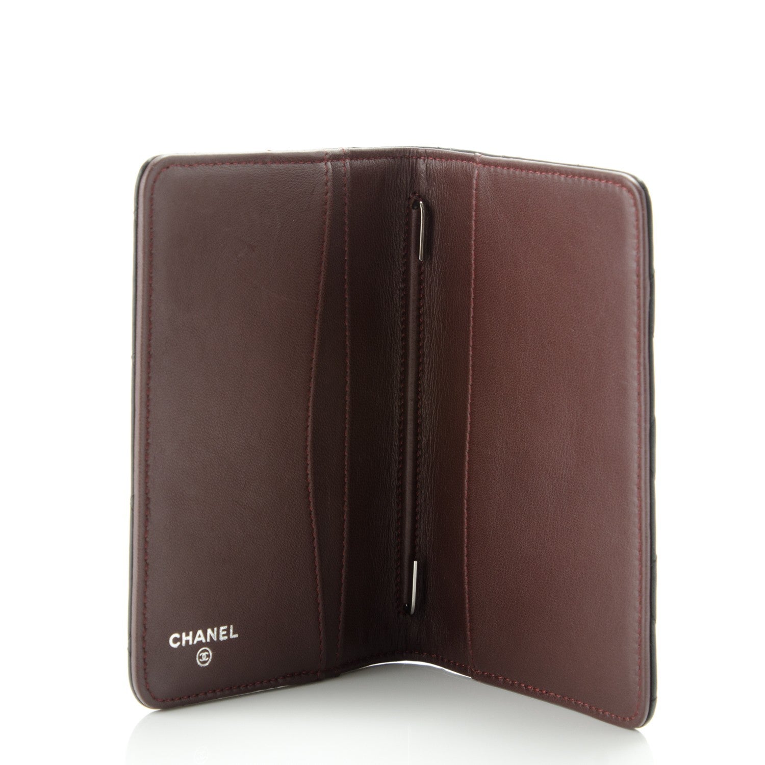Chanel Lambskin Quilted Passport Holder Black 13 of 16