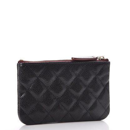 Chanel Caviar Quilted Small Cosmetic Case Black 3 of 8