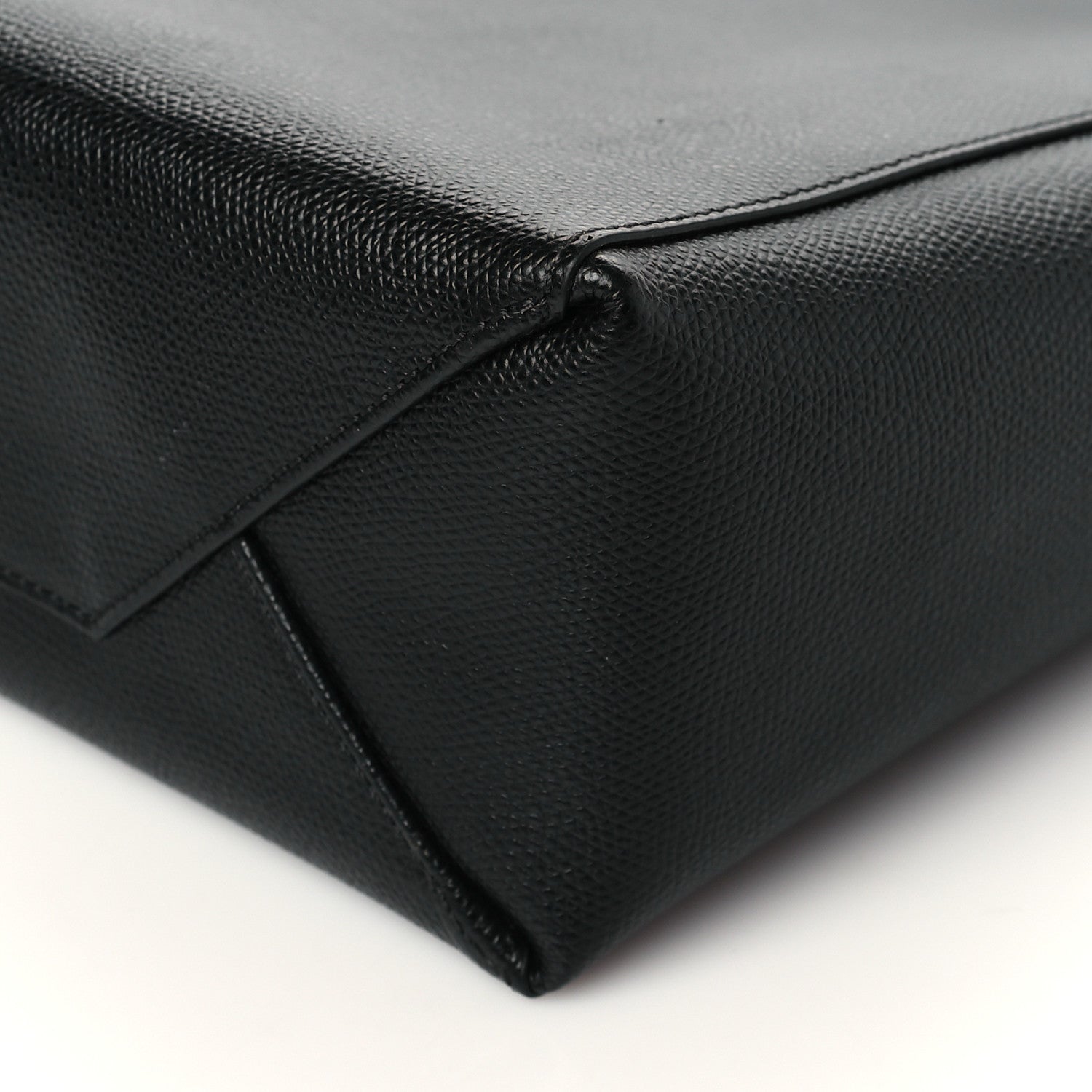Celine Grained Calfskin Small Vertical Cabas Black 10 of 10