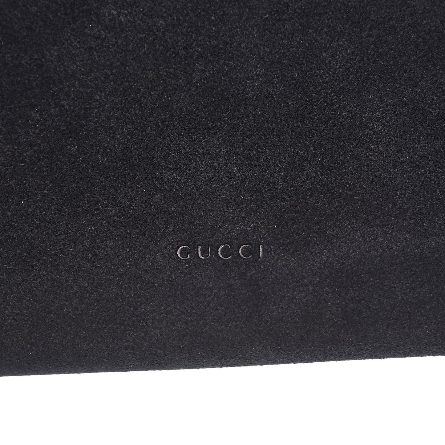 Suede Mini Dionysus Chain Wallet Black