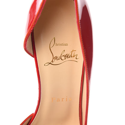 Christian Louboutin Patent Iriza 100 Pumps 37.5 Red 7 of 8