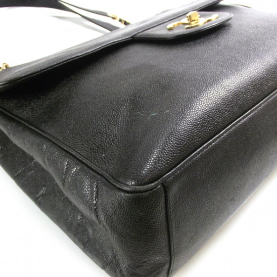 Caviar XL Business Tote Black