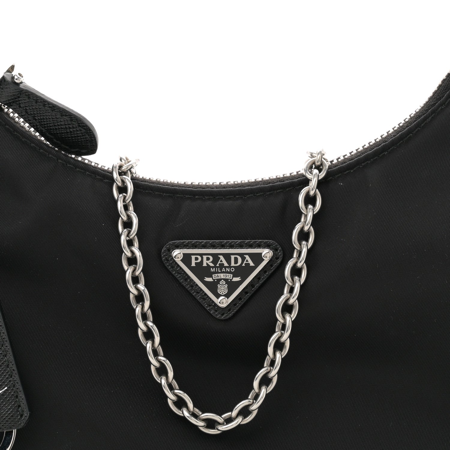 Prada Nylon Re-Edition 2005 Shoulder Bag Black 8 of 11