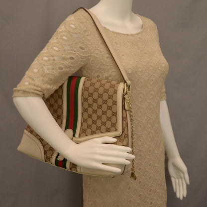 Gucci Monogram Large Treasure Flap 2 of 11