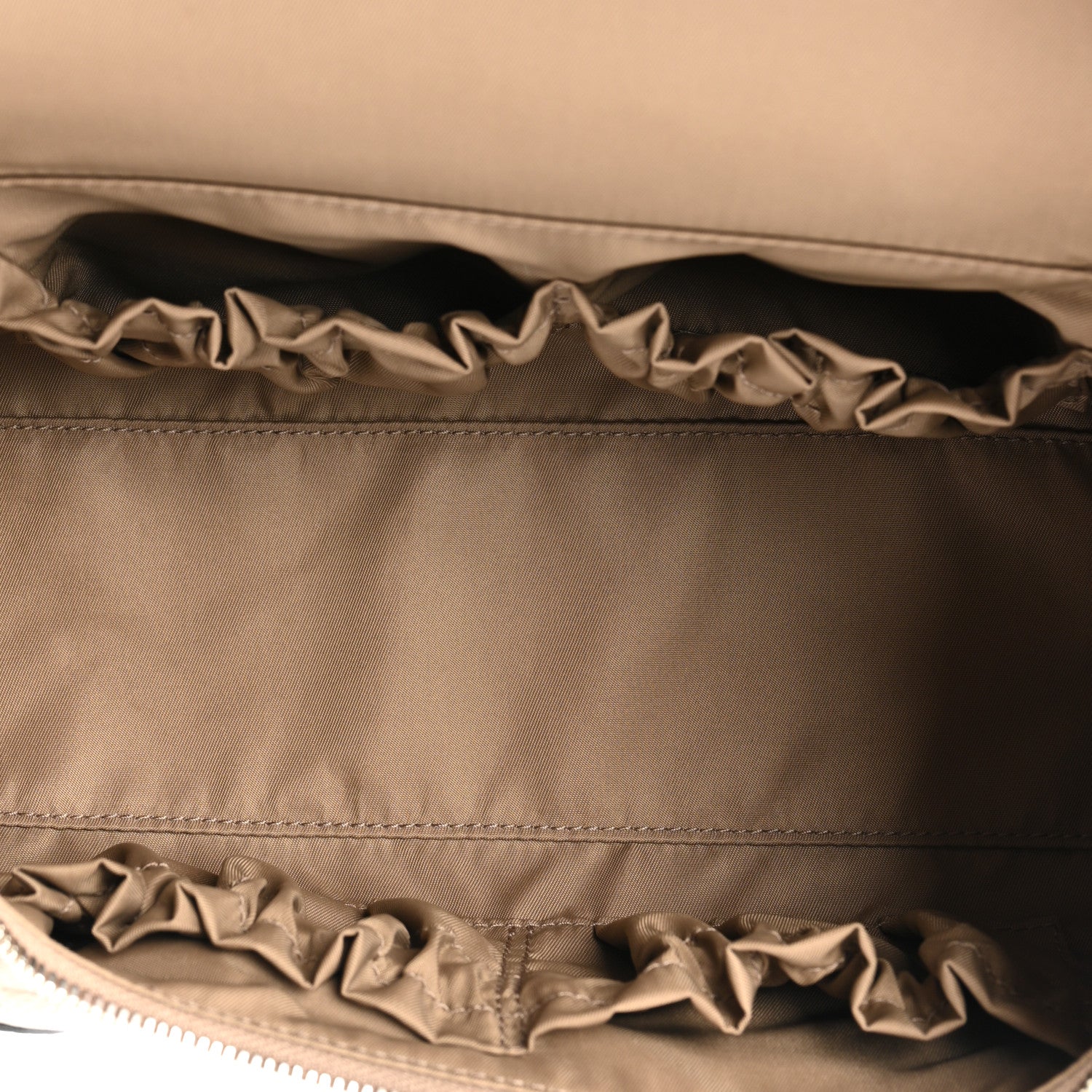 Gucci Piuma Calfskin Jumbo GG Embossed Small Toiletry Case Good Taupe 5 of 9