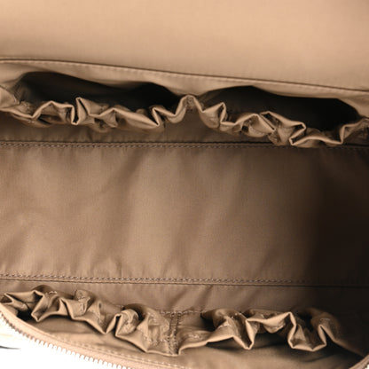 Gucci Piuma Calfskin Jumbo GG Embossed Small Toiletry Case Good Taupe 5 of 9