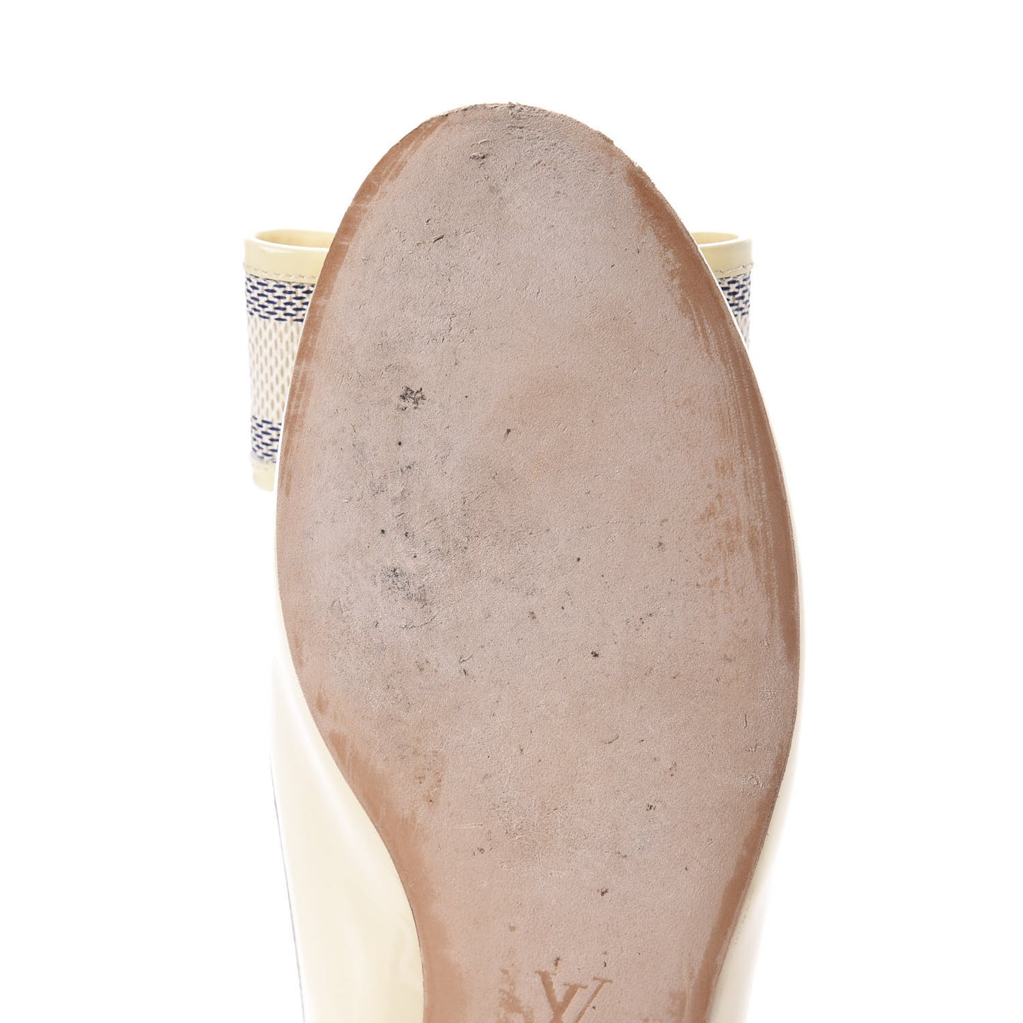 Damier Azur Patent Valentine Ballerina Flats 37