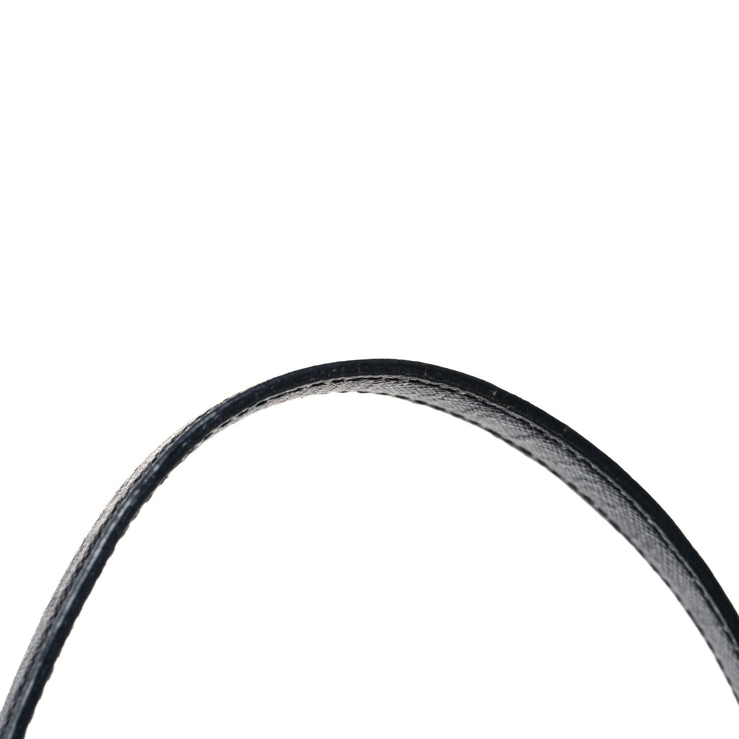 Saffiano Tessuto Nylon Mini Bucket Crossbody Bag Black