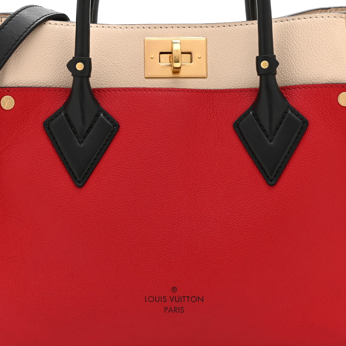 Calfskin Monogram On My Side Pirate Red