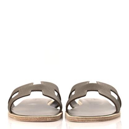 Hermes Epsom Oran Sandals 36 Etoupe 2 of 9
