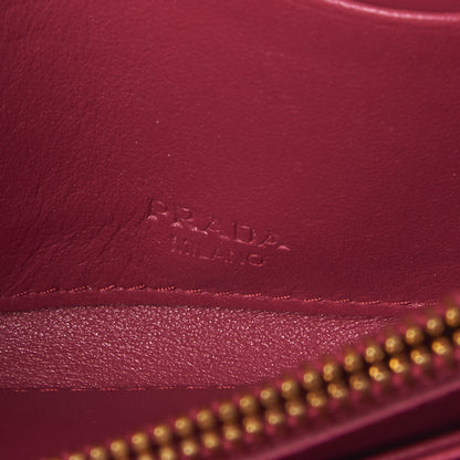 Prada Tessuto Quilted Mini Crossbody Wallet Ibisco 8 of 8