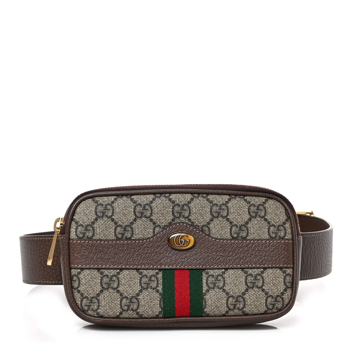 Gucci GG Supreme Monogram Ophidia Belted iPhone Case 75 30 Dark Brown 1 of 8
