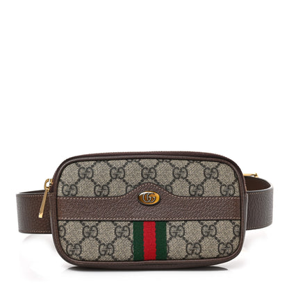 Gucci GG Supreme Monogram Ophidia Belted iPhone Case 75 30 Dark Brown 1 of 8