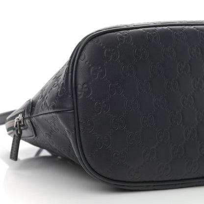Gucci Guccissima Medium Dome Bag Black 9 of 11
