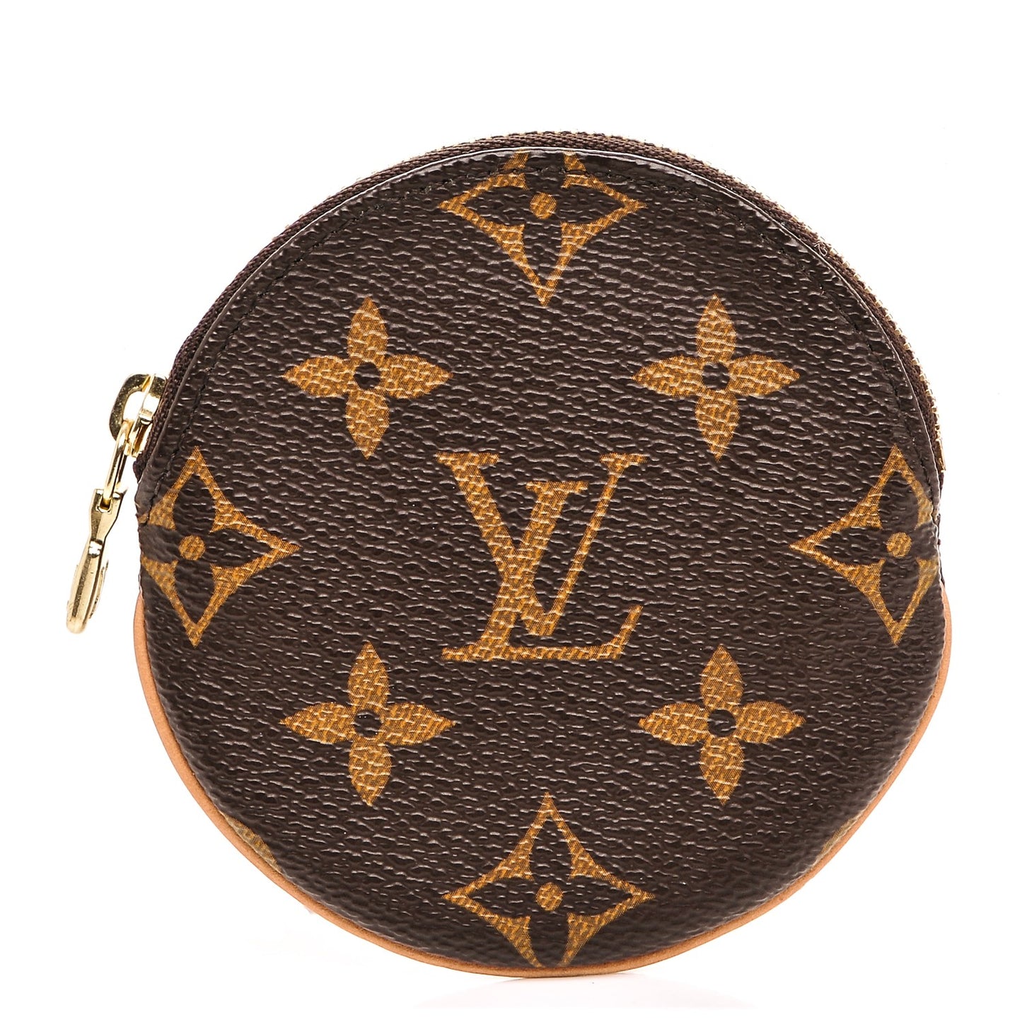 Monogram Round Coin Purse