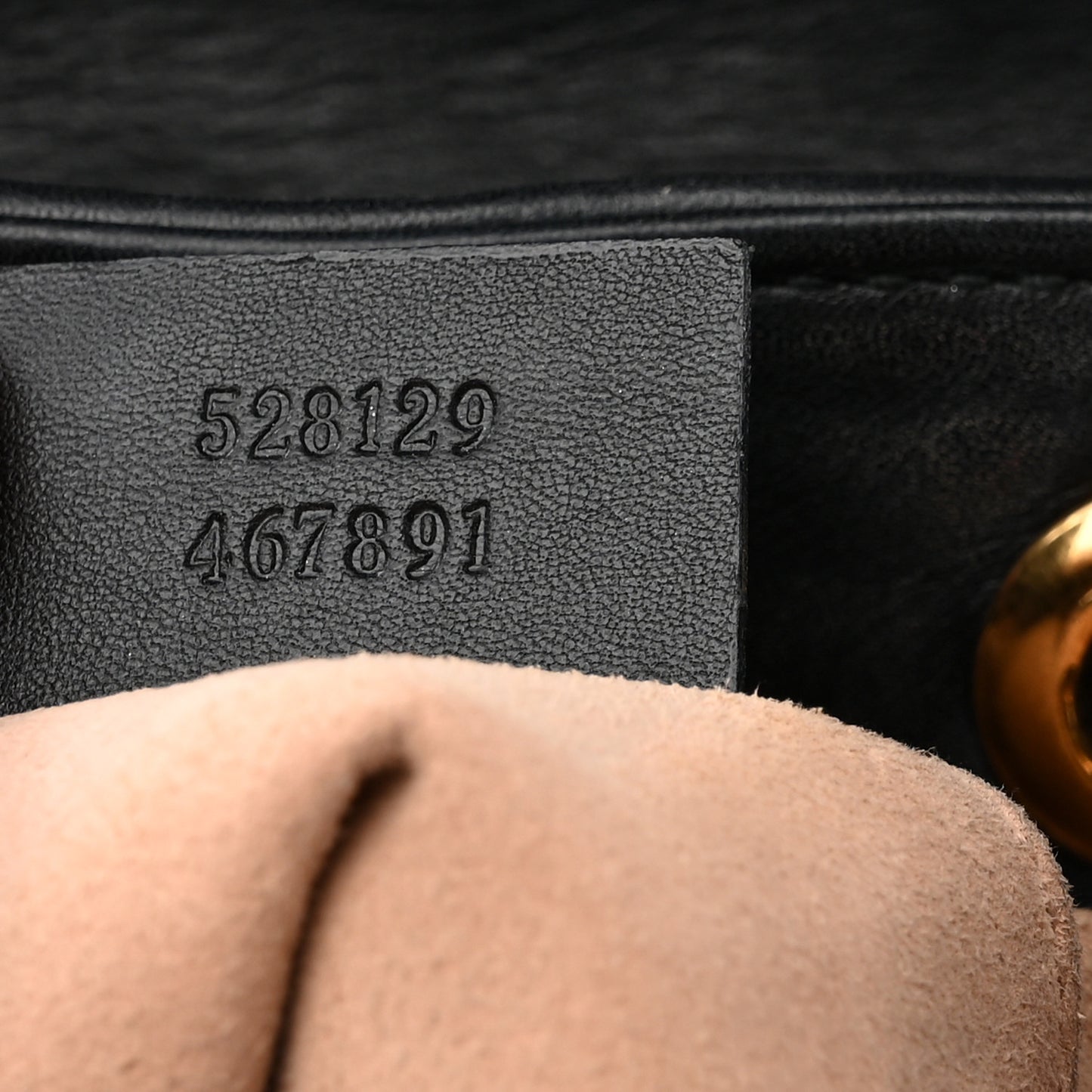 Calfskin Matelasse GG Marmont Flap Backpack Black