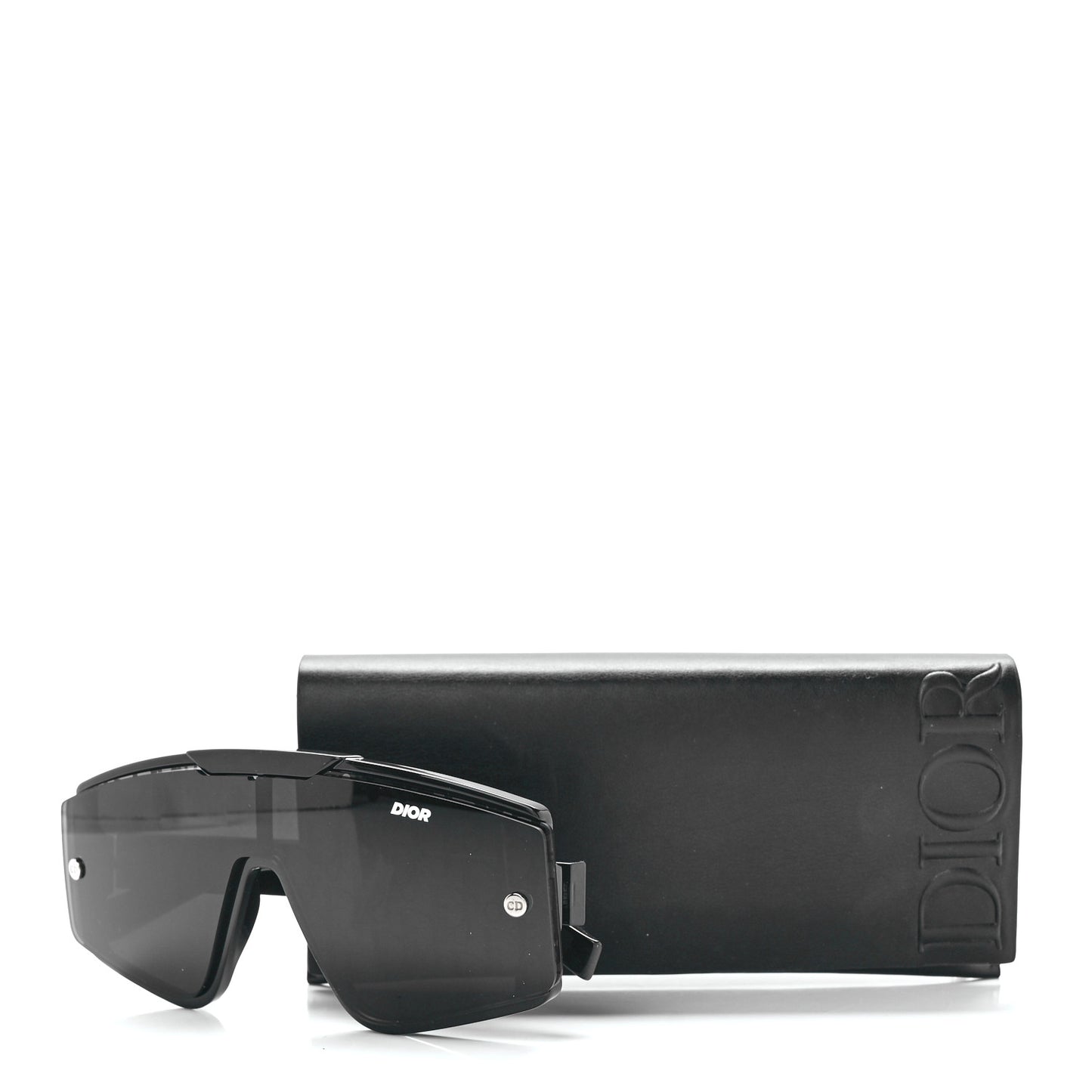 Acetate Diorxtrem MU Oblique Mask Sunglasses Black