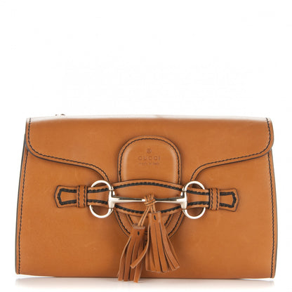 Gucci Saddle Soft Lux Small Emily Chain Shoulder Bag New Banana 1 of 7