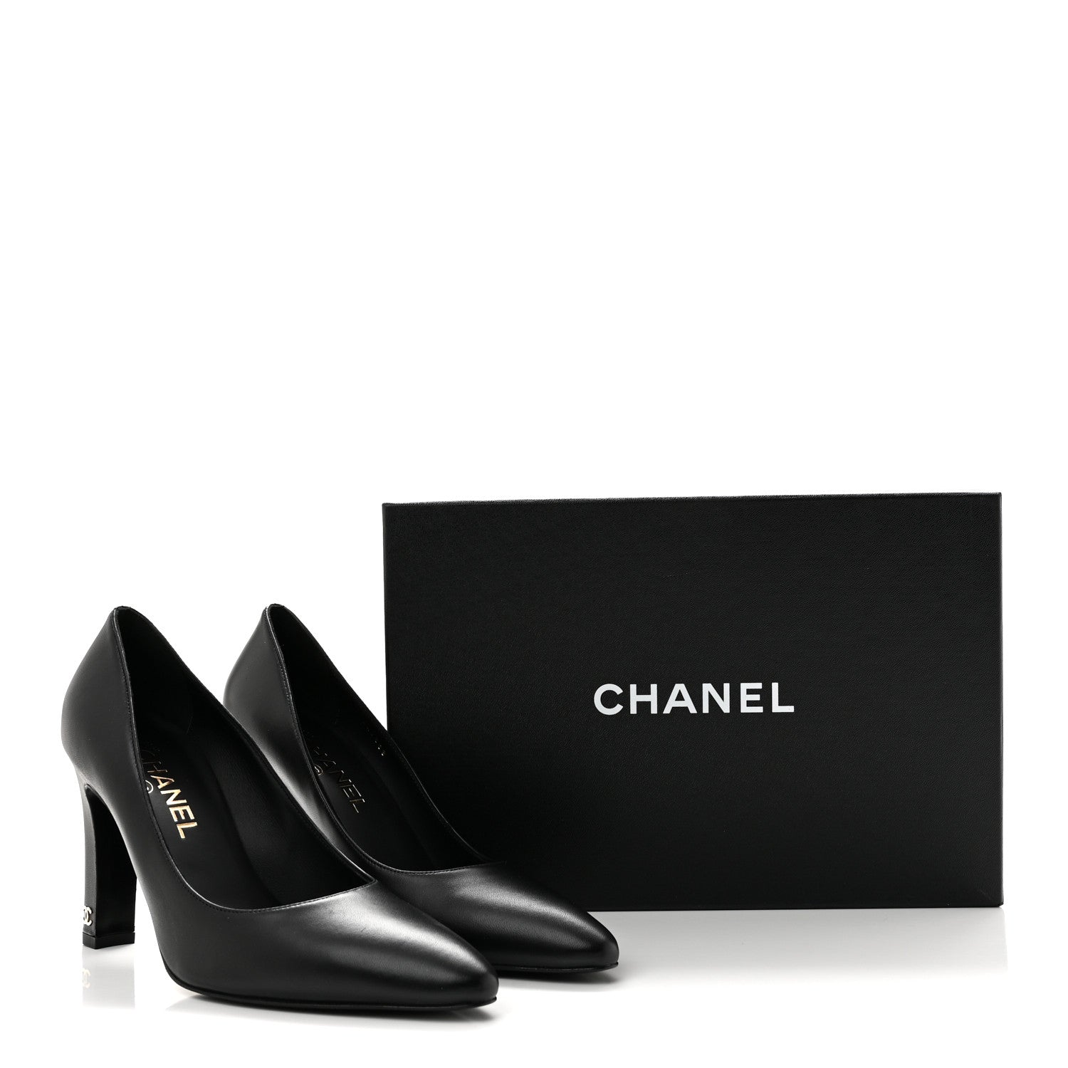 Chanel Lambskin Pumps 39 Black 10 of 10