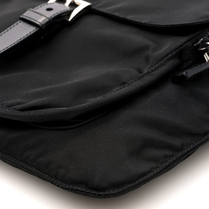 Prada Nylon Vela Sling Messenger Bag Black 9 of 9