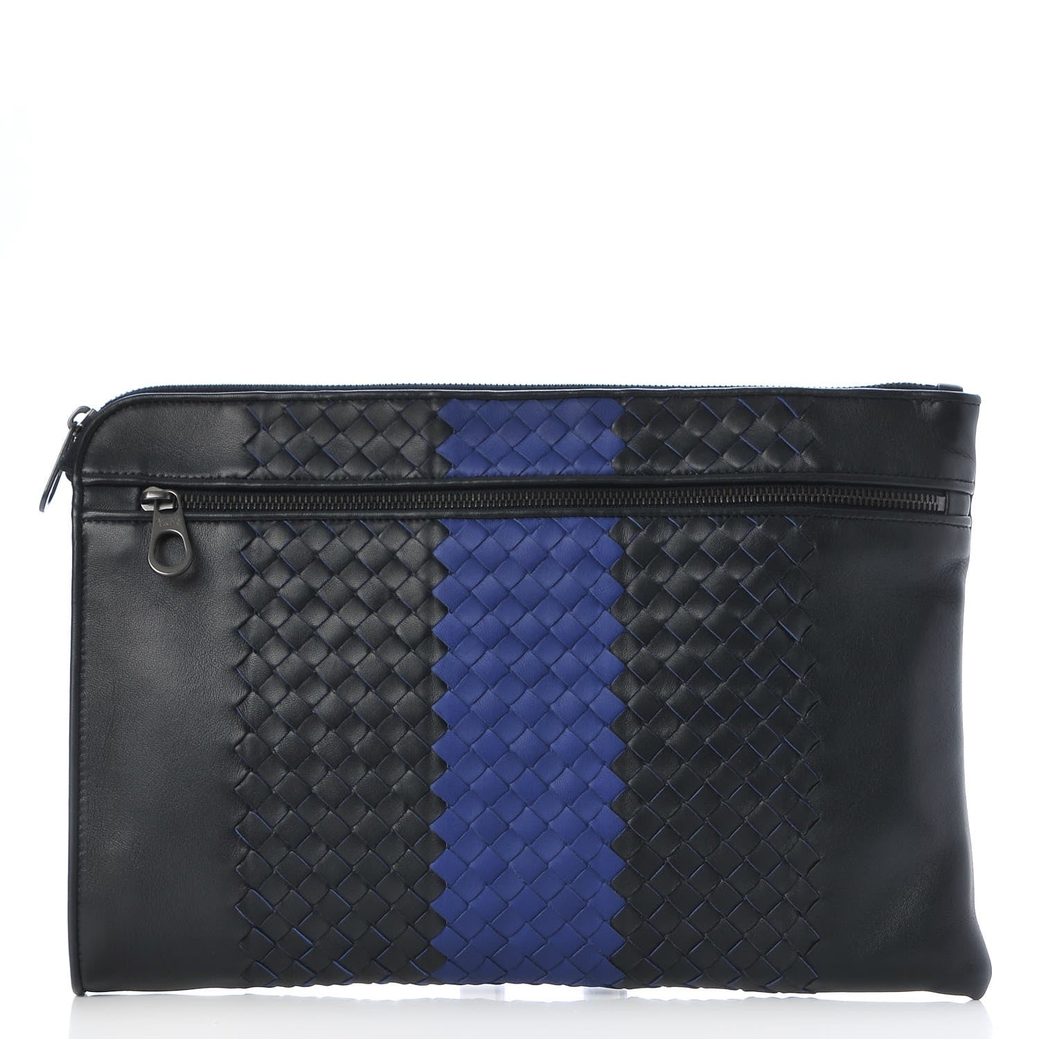 Bottega Veneta Nappa Intrecciato Document Case Tourmaline Cobalt Blue 1 of 8