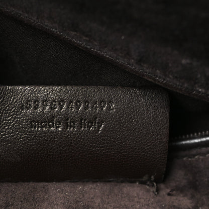 Saint Laurent Crocodile Oversized Muse Bag Brown 6 of 11