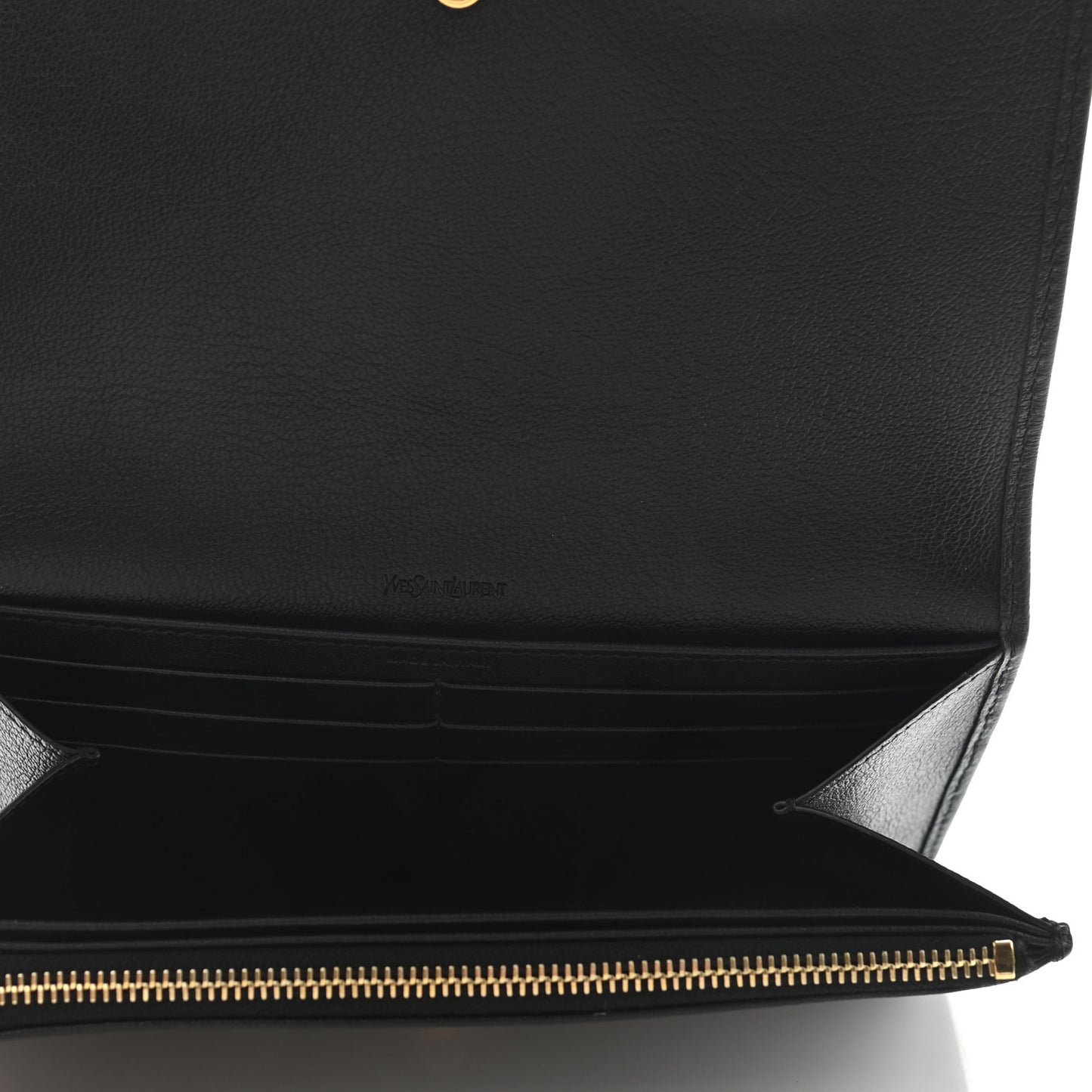Chevre Belle De Jour Flap Wallet Black