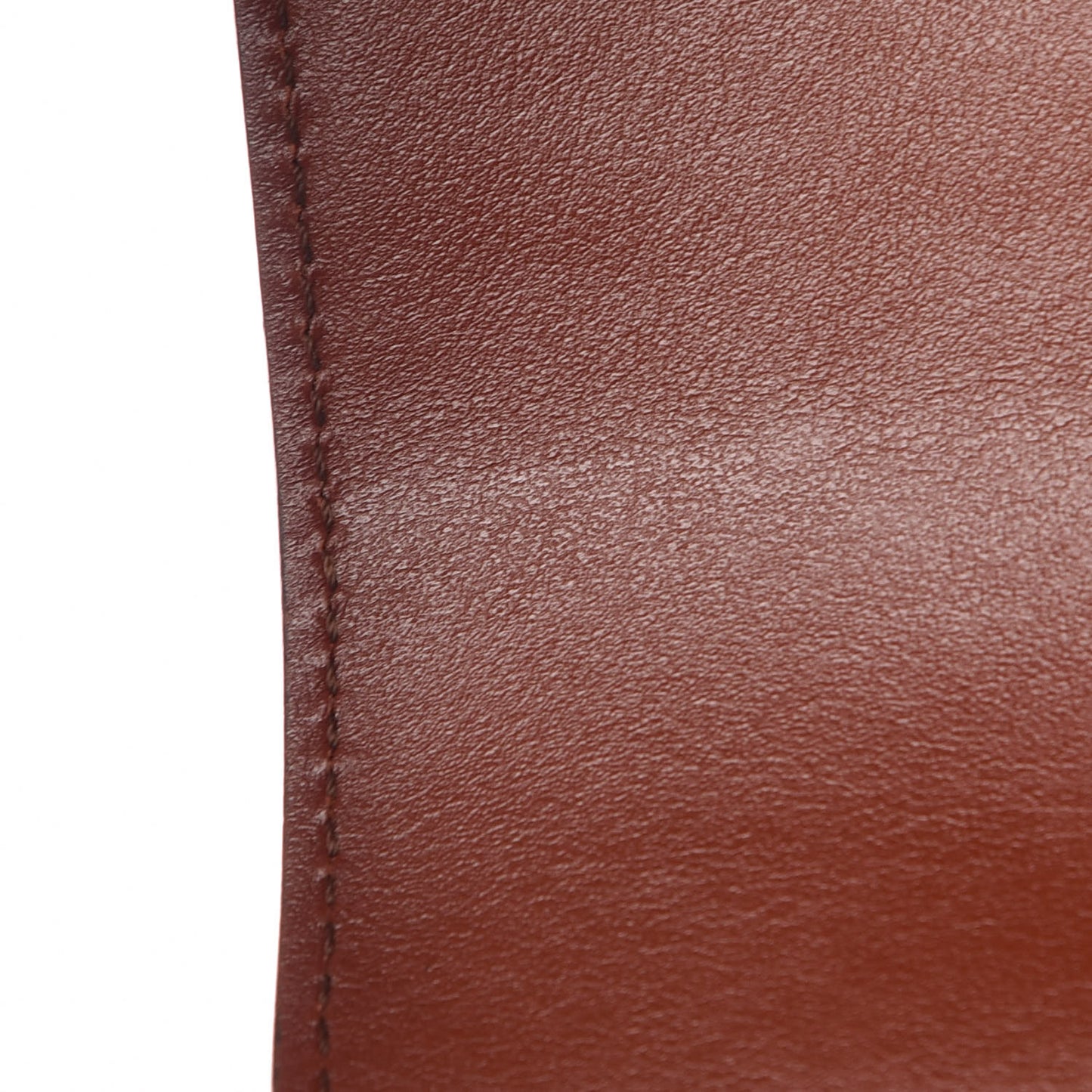 Calfskin Suede C Belt Bag Sepia Brown