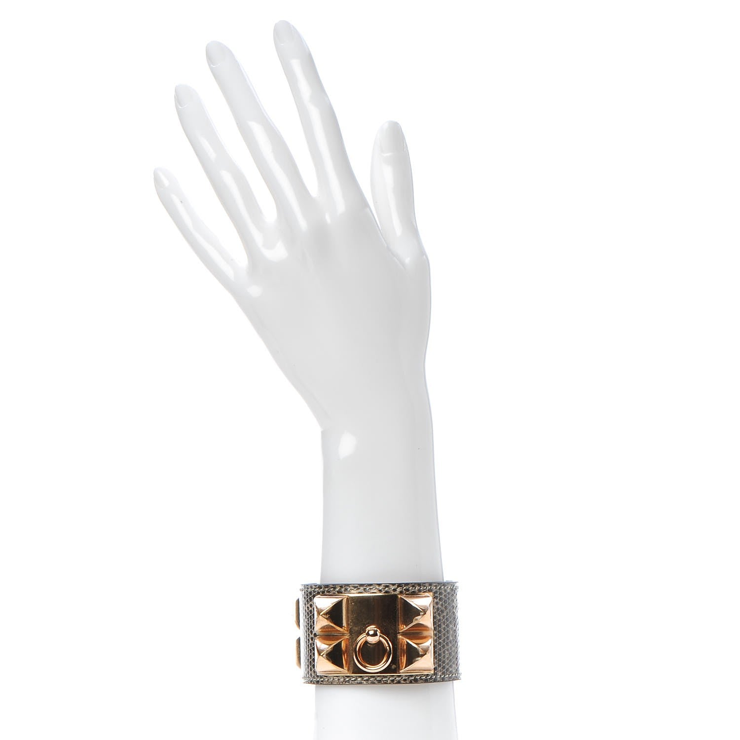 Hermes Lizard Collier De Chien CDC Bracelet T3 Ombre 2 of 6