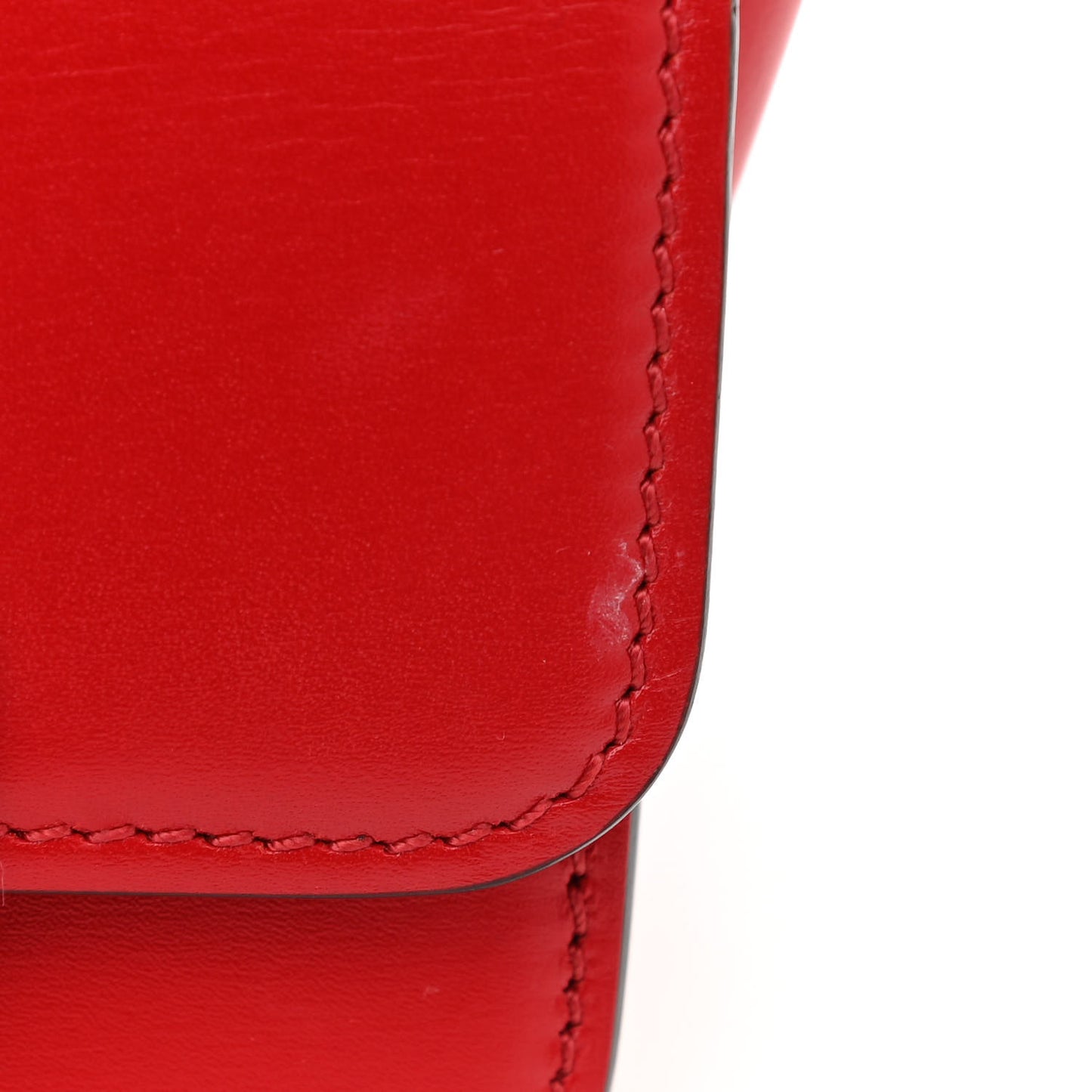 Smooth Calfskin Micro VSling Shoulder Bag Rouge Pur