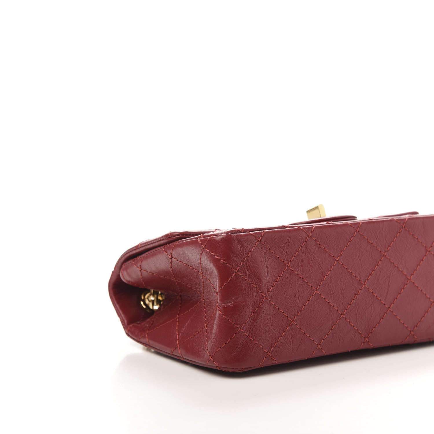 Chanel Aged Calfskin Quilted 2.55 Reissue Mini Flap Red 7 of 11