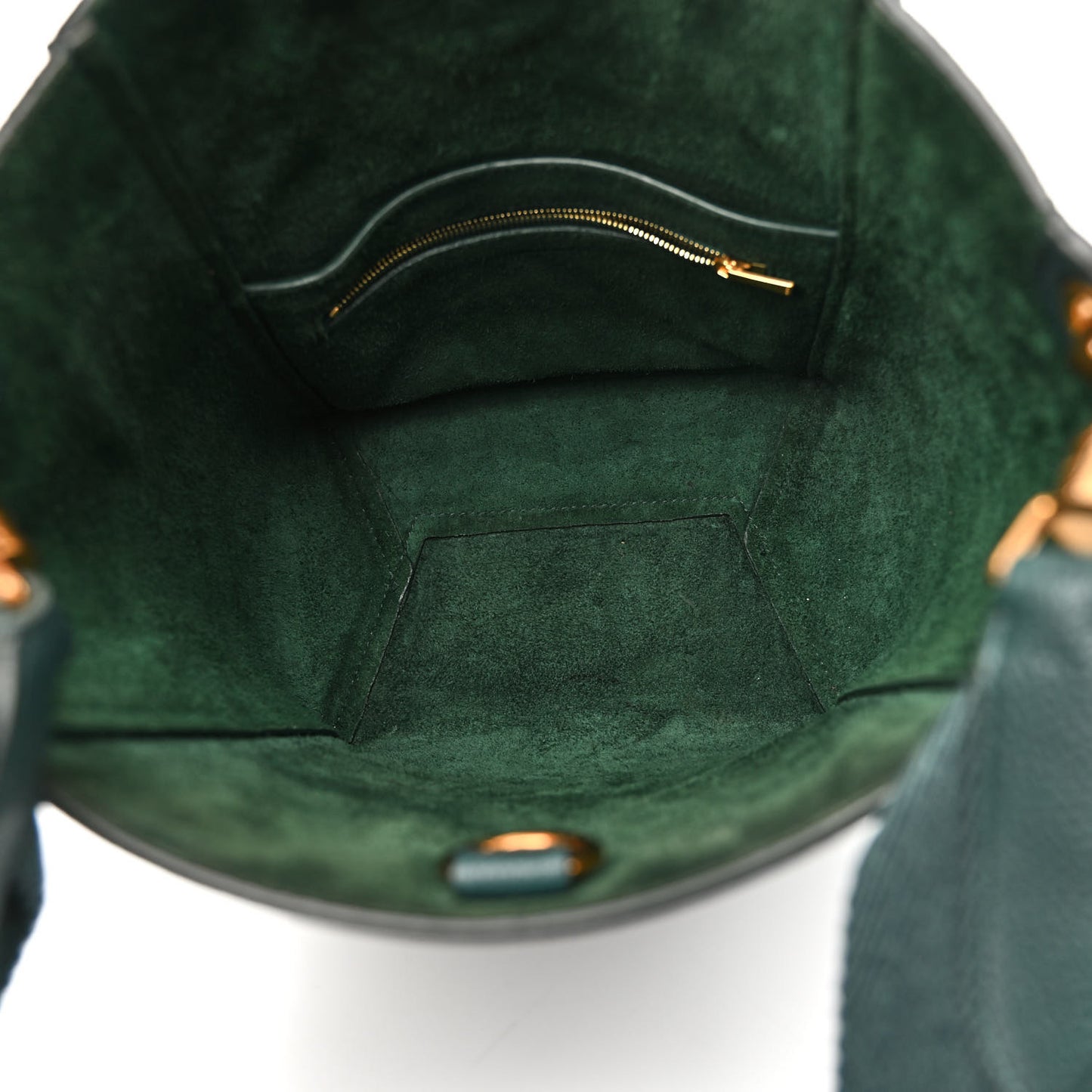 Soft Grained Calfskin Small Sangle Bucket Bag Amazone