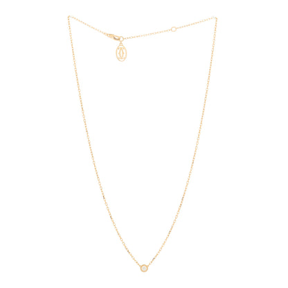 Cartier 18K Pink Gold Diamond SM D'Amour Pendant Necklace 3 of 4