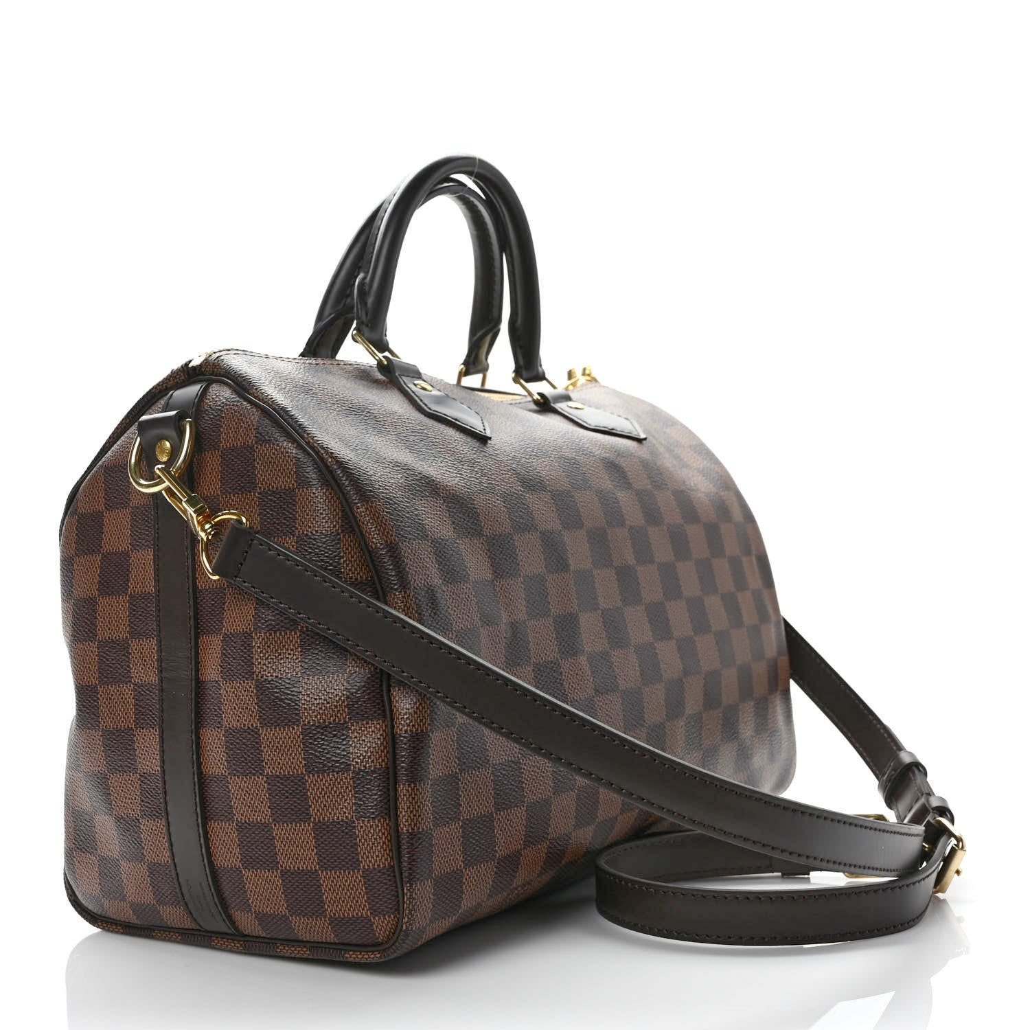 Louis Vuitton Damier Ebene Speedy Bandouliere 30 3 of 8