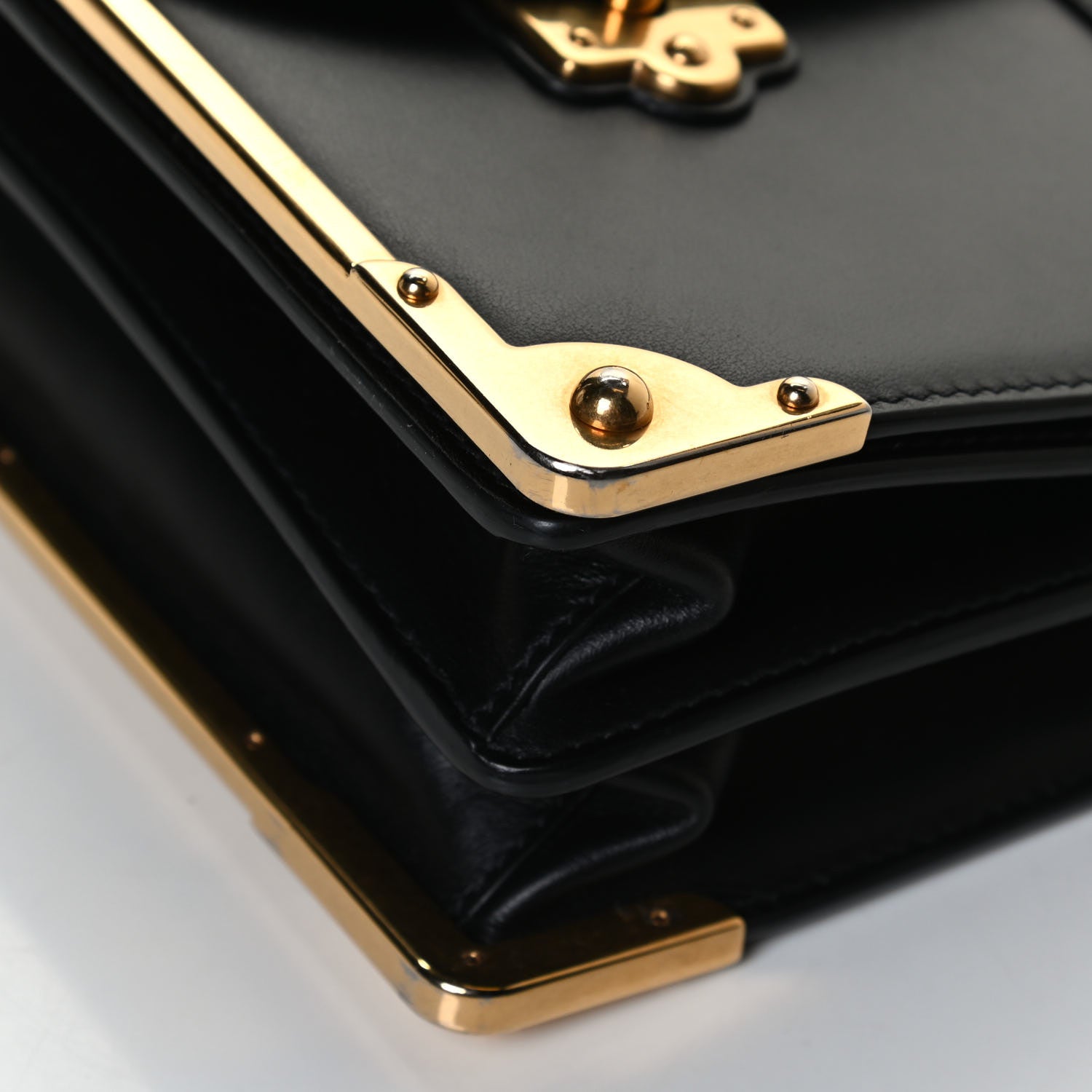 Prada City Calfskin Saffiano Cahier Bag Black 10 of 15
